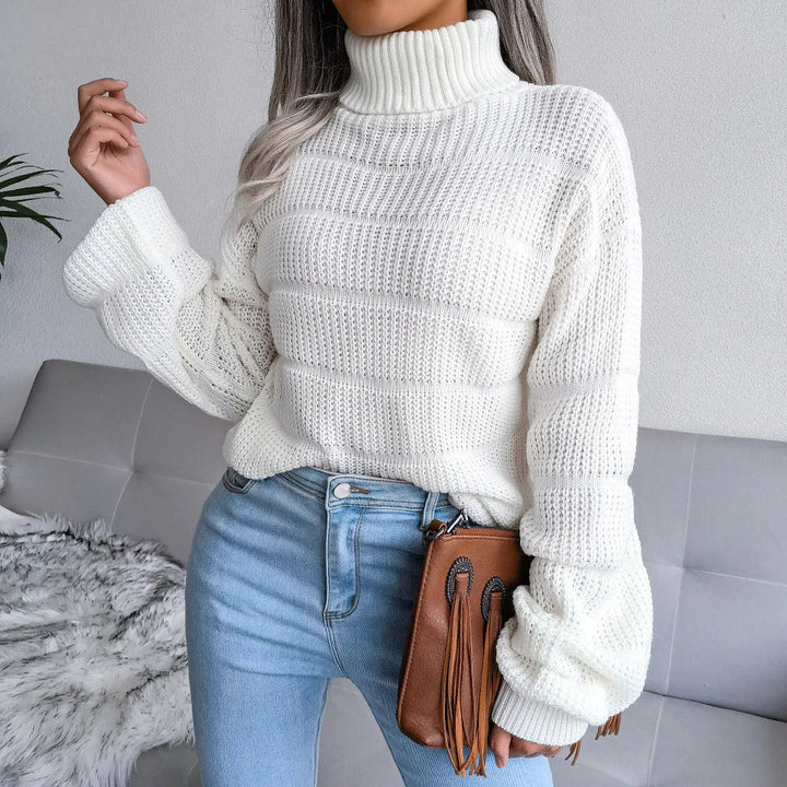 Jolly - Basic Rollkragenpullover für Frauen