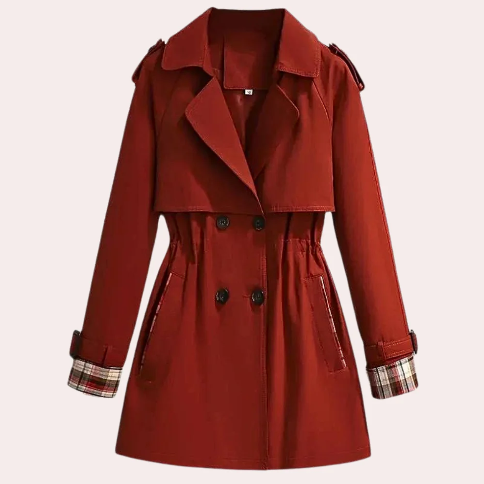 Julia | Zeitloser und bequemer Trenchcoat 0