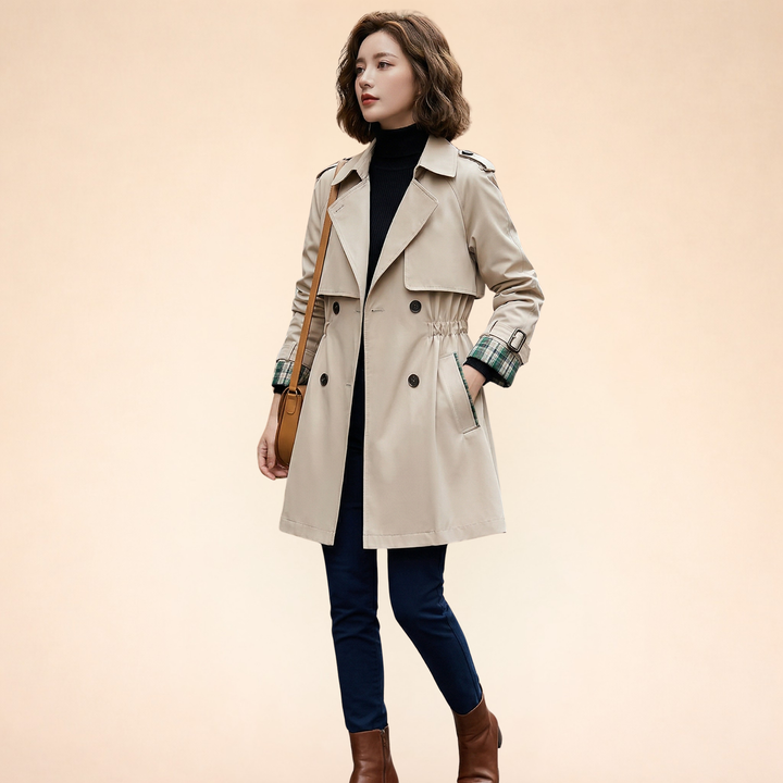 Julia | Zeitloser und bequemer Trenchcoat 2