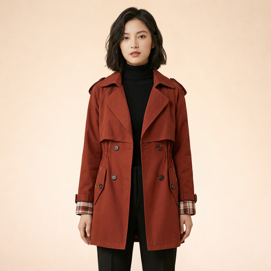 Julia | Zeitloser und bequemer Trenchcoat 3