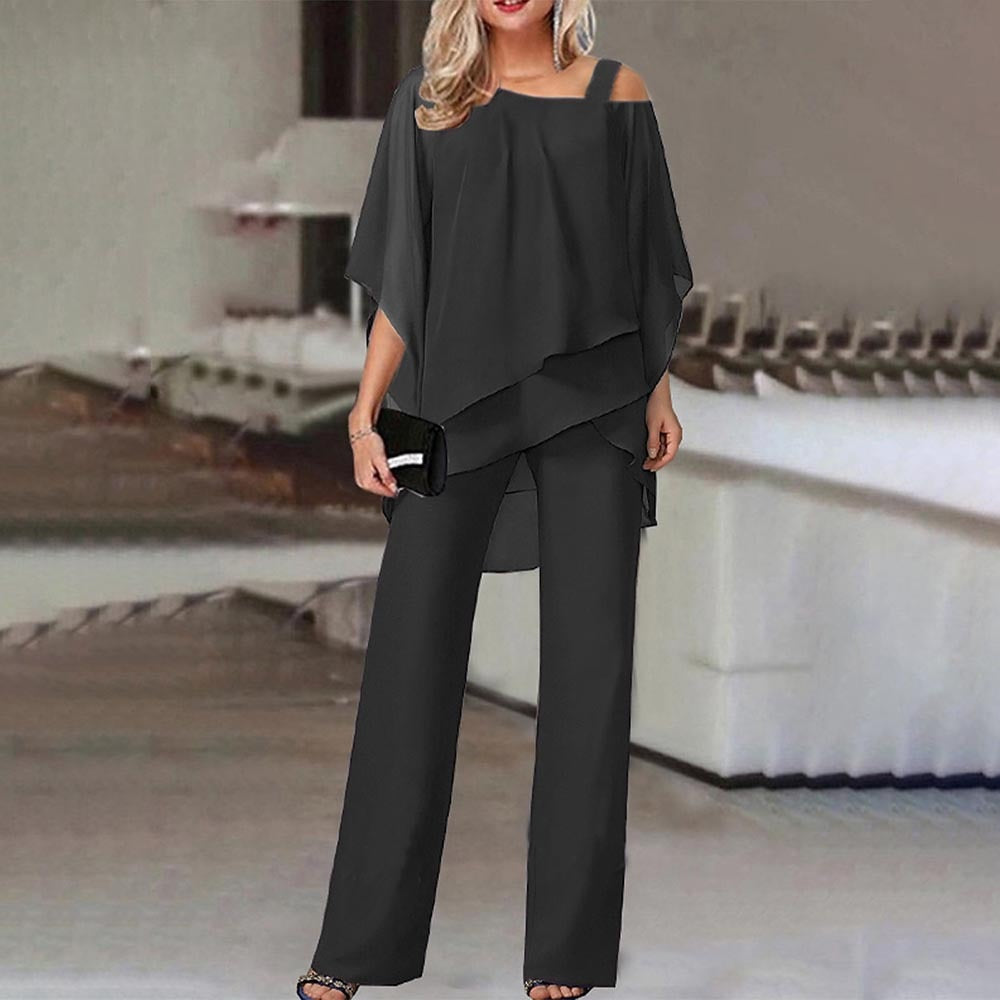Jumpsuit | Eleganter Zweiteiler mit Cold Shoulder