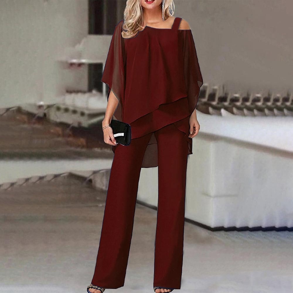 Jumpsuit | Eleganter Zweiteiler mit Cold Shoulder