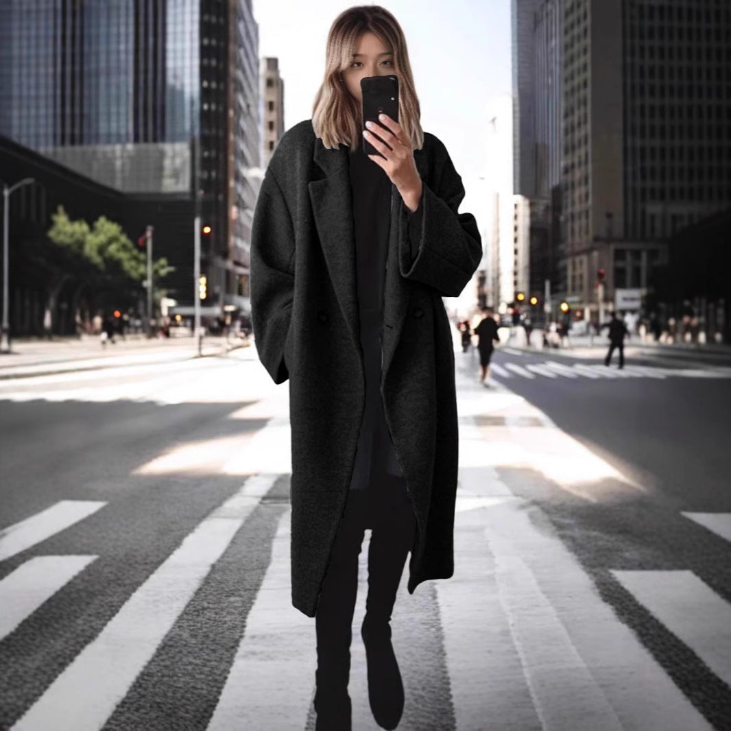 Laura | Oversized & eleganter langer Wintermantel
