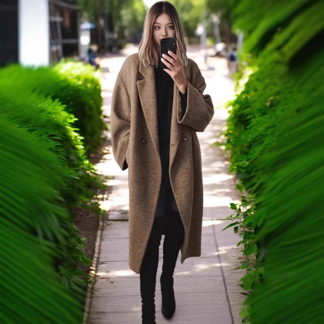 Laura | Oversized & eleganter langer Wintermantel
