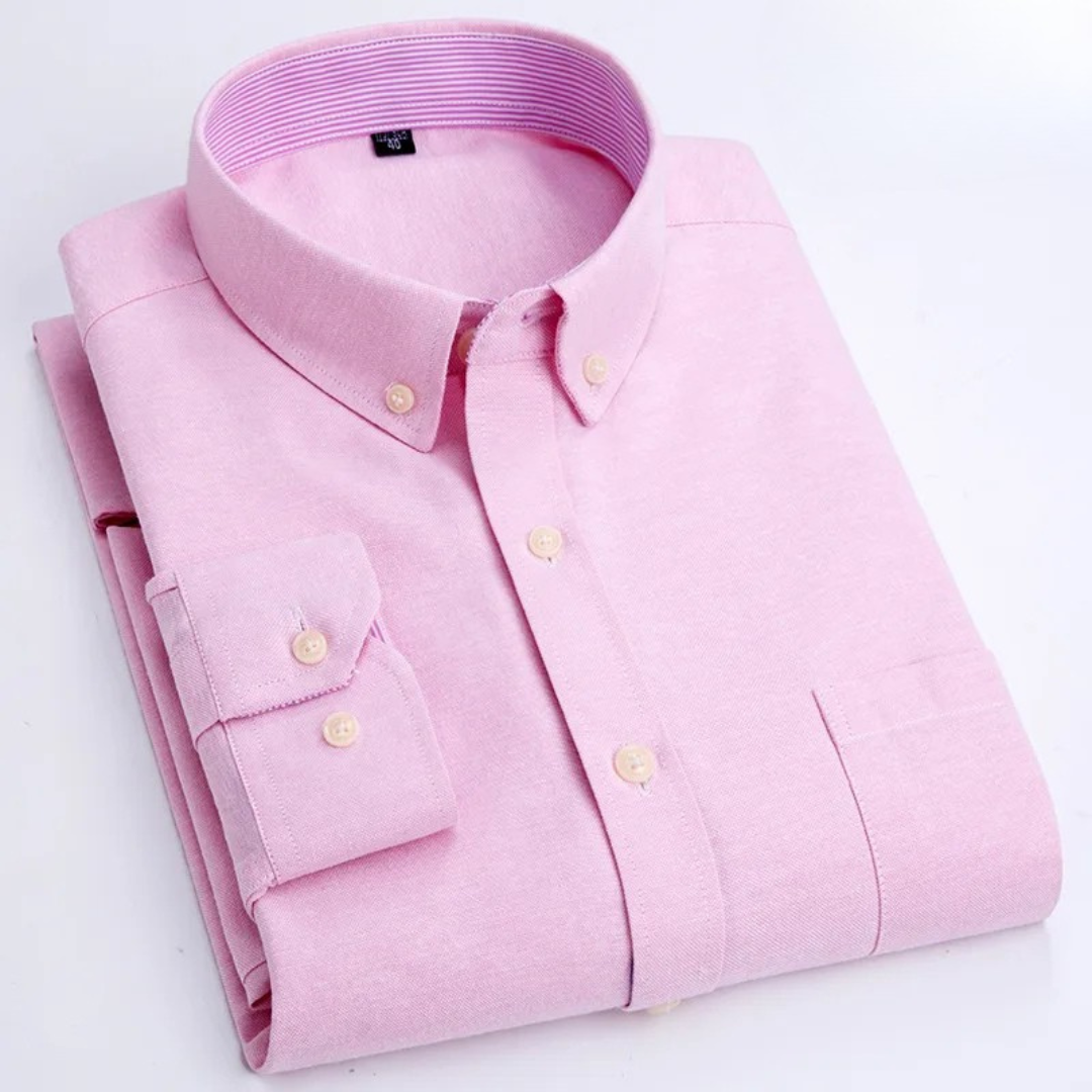 Karo | Elegantes Langarmshirt Herren – Atmungsaktiv, Klassisch & Vielseitig 5