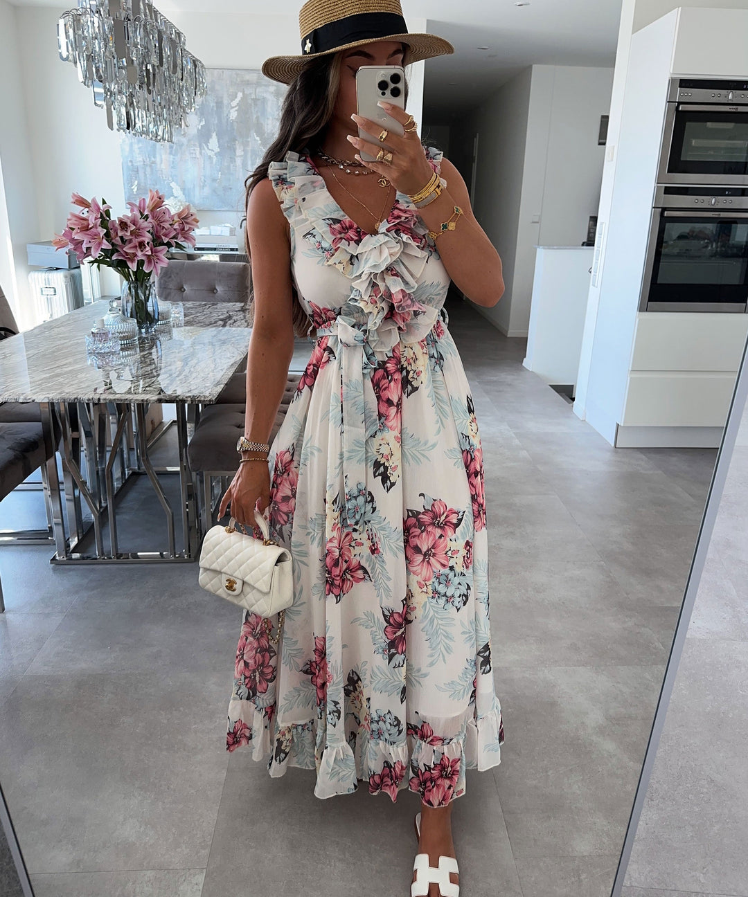 Kleid Adaia Lang Rosa