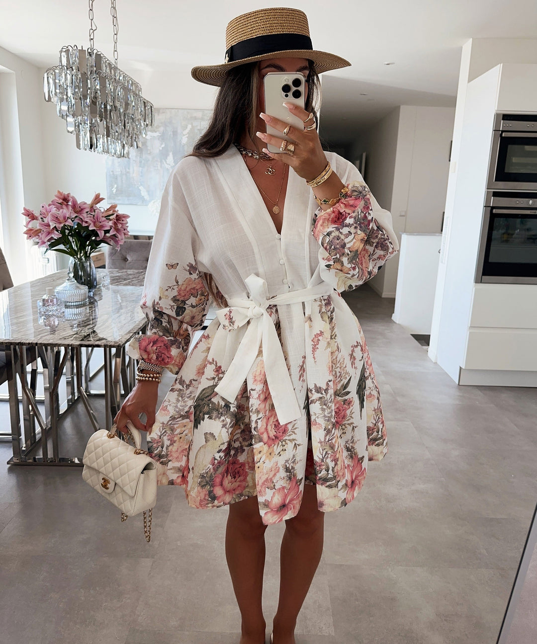 Kleid Loua Vintage Weiß Ladypolitan ♡