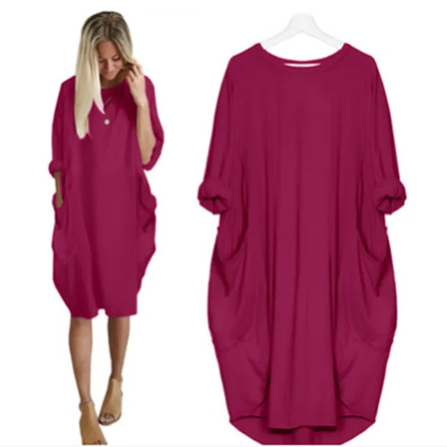 Kleid mit Taschen