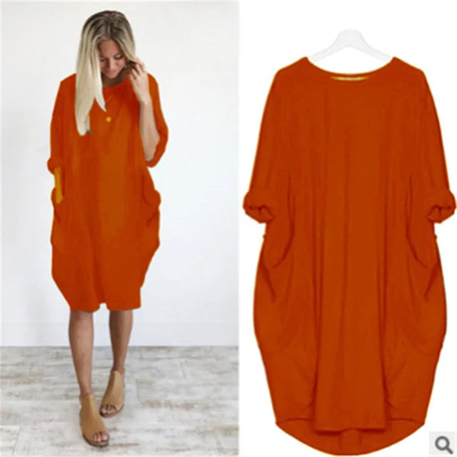 Kleid mit Taschen