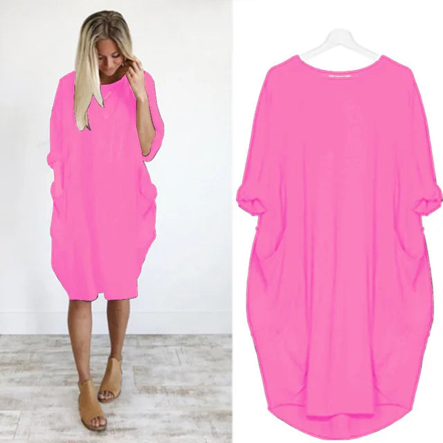 Kleid mit Taschen