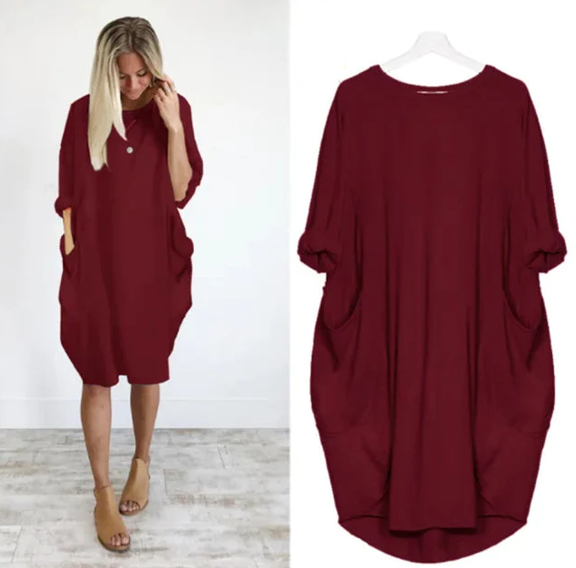 Kleid mit Taschen