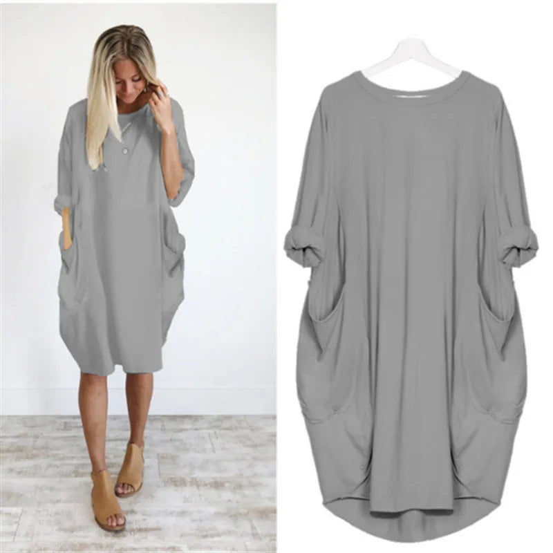 Kleid mit Taschen
