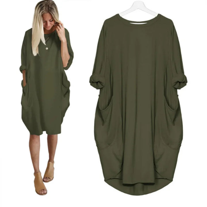 Kleid mit Taschen