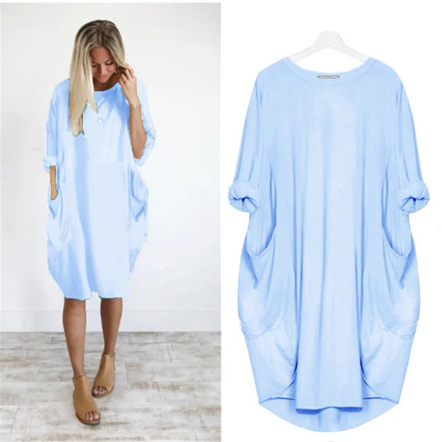 Kleid mit Taschen