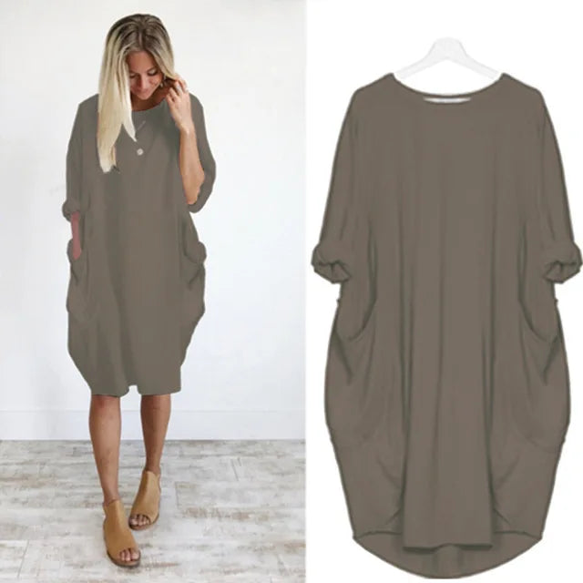 Kleid mit Taschen