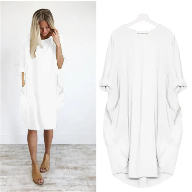 Kleid mit Taschen