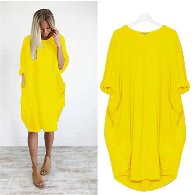 Kleid mit Taschen