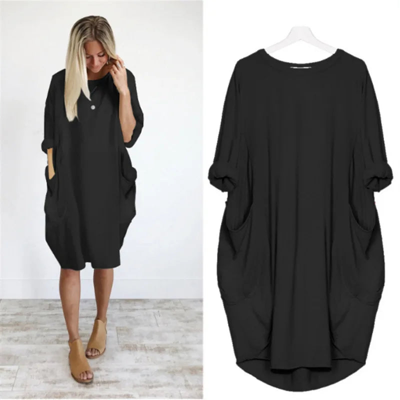 Kleid mit Taschen