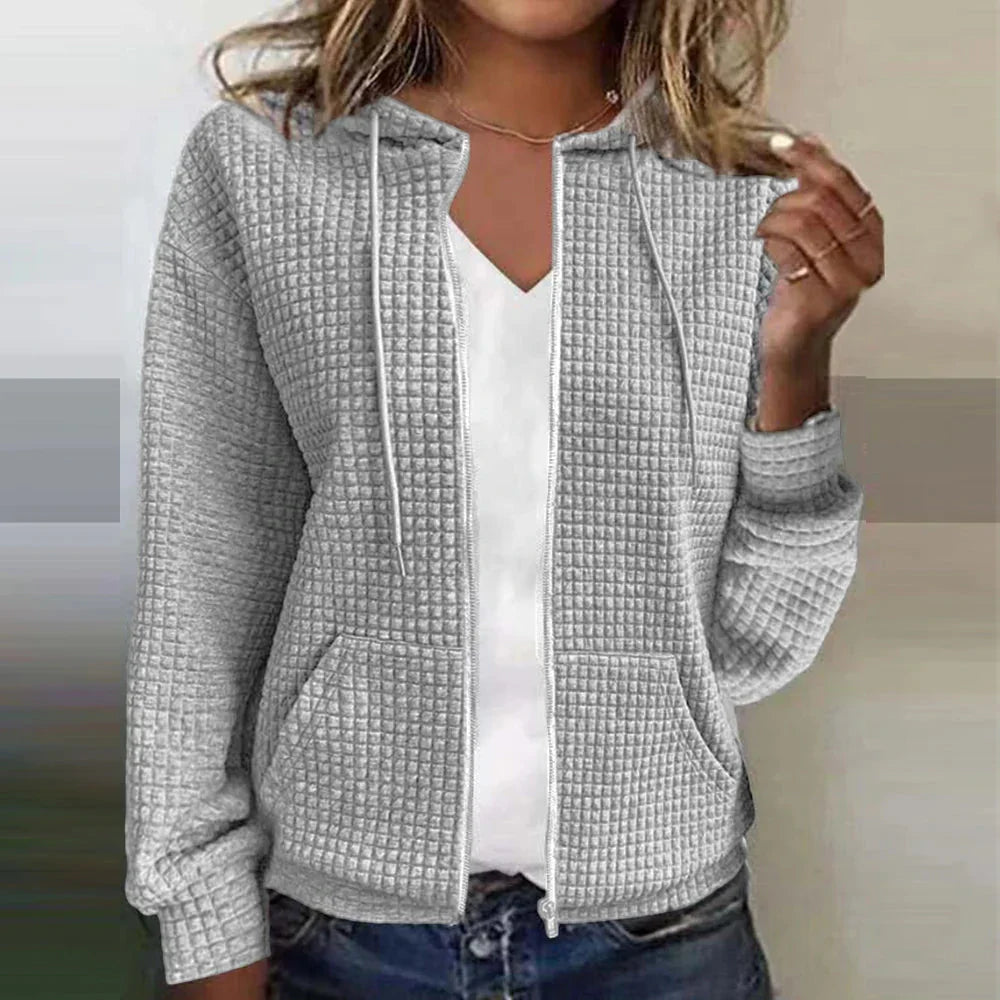 Kristel – Waffelstrick Cardigan