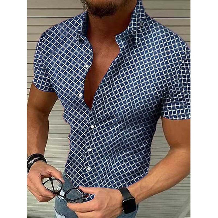 Kurzarmhemd Herren Slim Fit