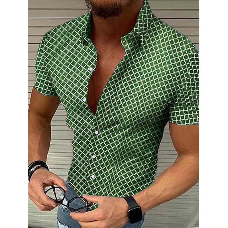 Kurzarmhemd Herren Slim Fit