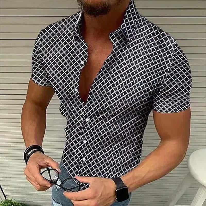 Kurzarmhemd Herren Slim Fit