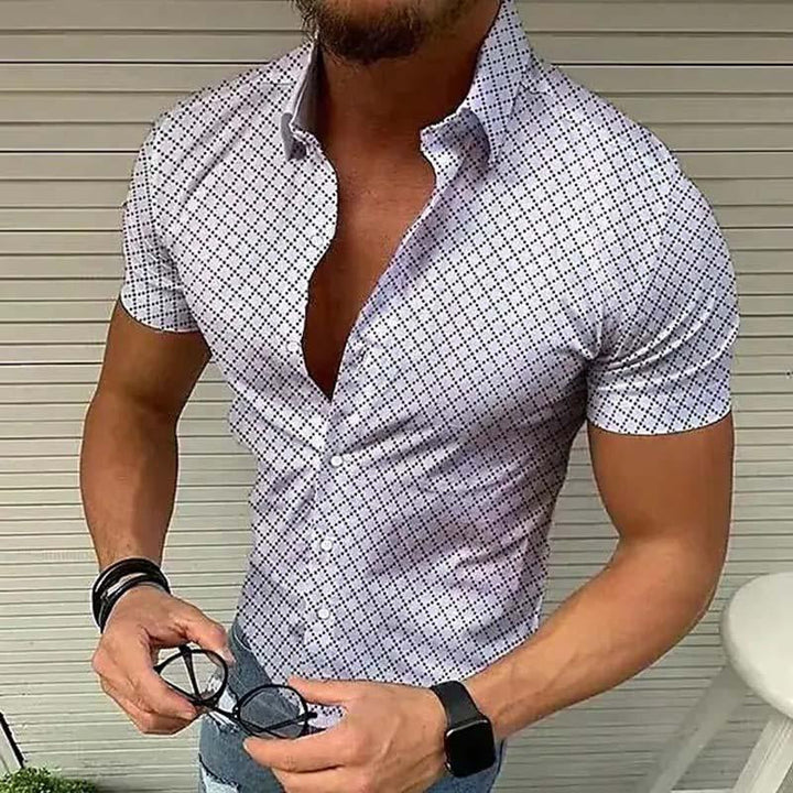 Kurzarmhemd Herren Slim Fit