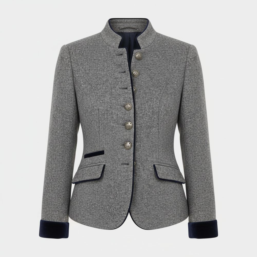 Kurzjacke Damen | Stehkragen & Figurbetonte Silhouette
