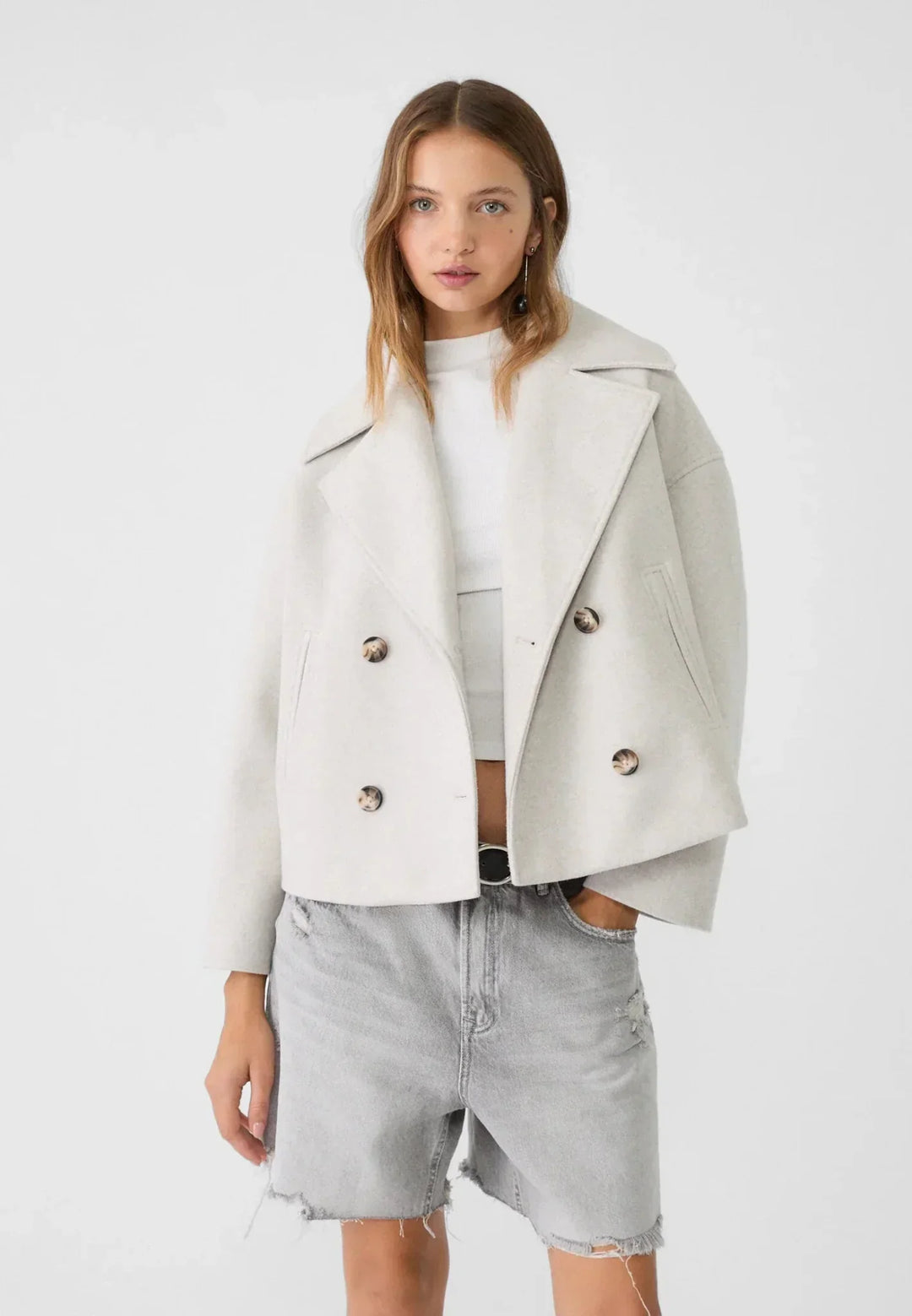 Kurzjacke Damen Doppelreihig