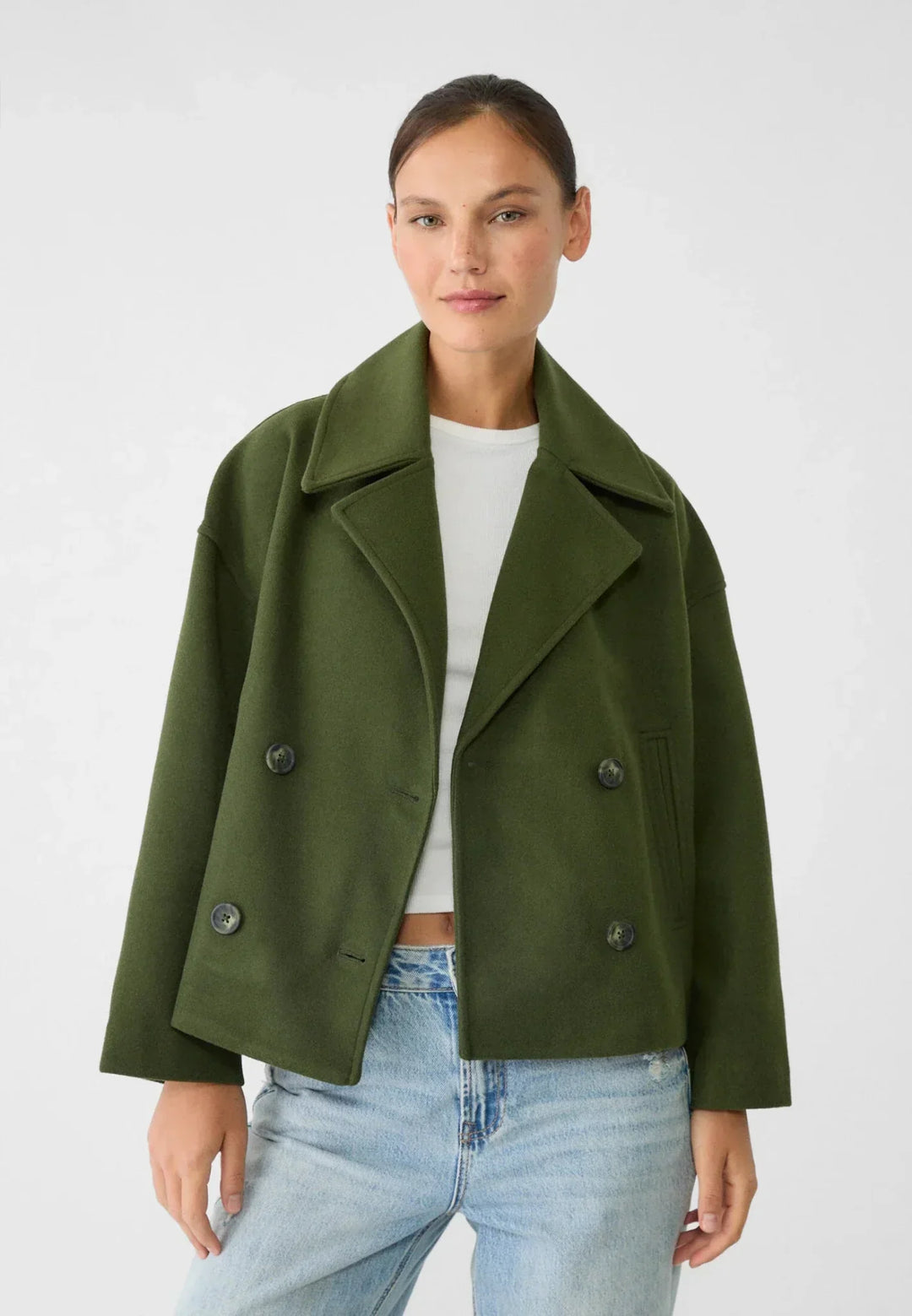 Kurzjacke Damen Doppelreihig