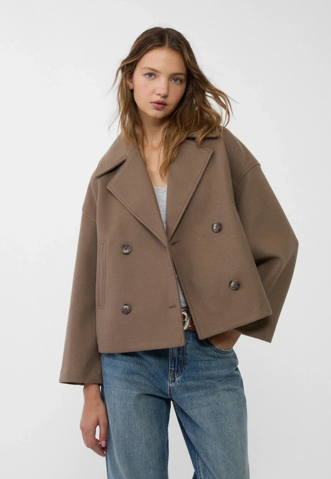 Kurzjacke Damen Doppelreihig