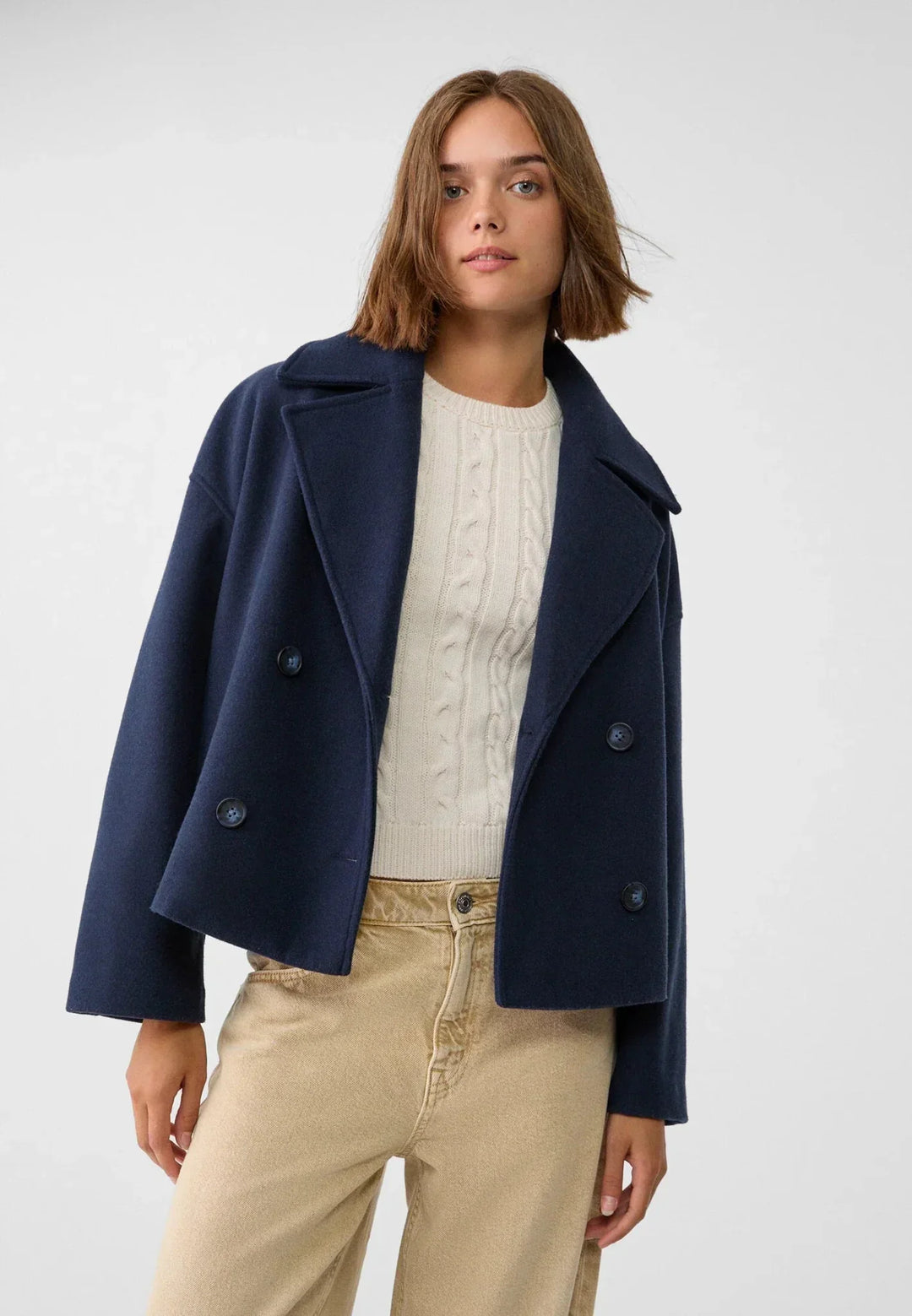 Kurzjacke Damen Doppelreihig