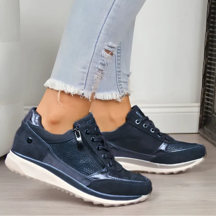Orthopädische Sneaker für Damen mit Fußgewölbestütze