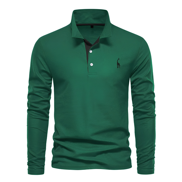 Antoine - Langarm-Polo für Herren