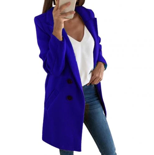 Lale | Moderner und bequemer langer Blazer 7