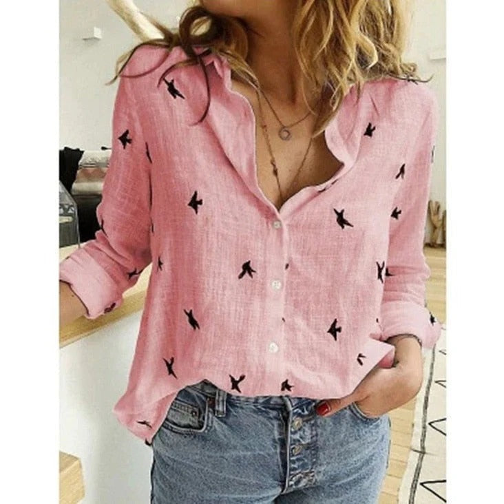 Langarm Hemd Damen | Kragen-Style & Alltagskomfort