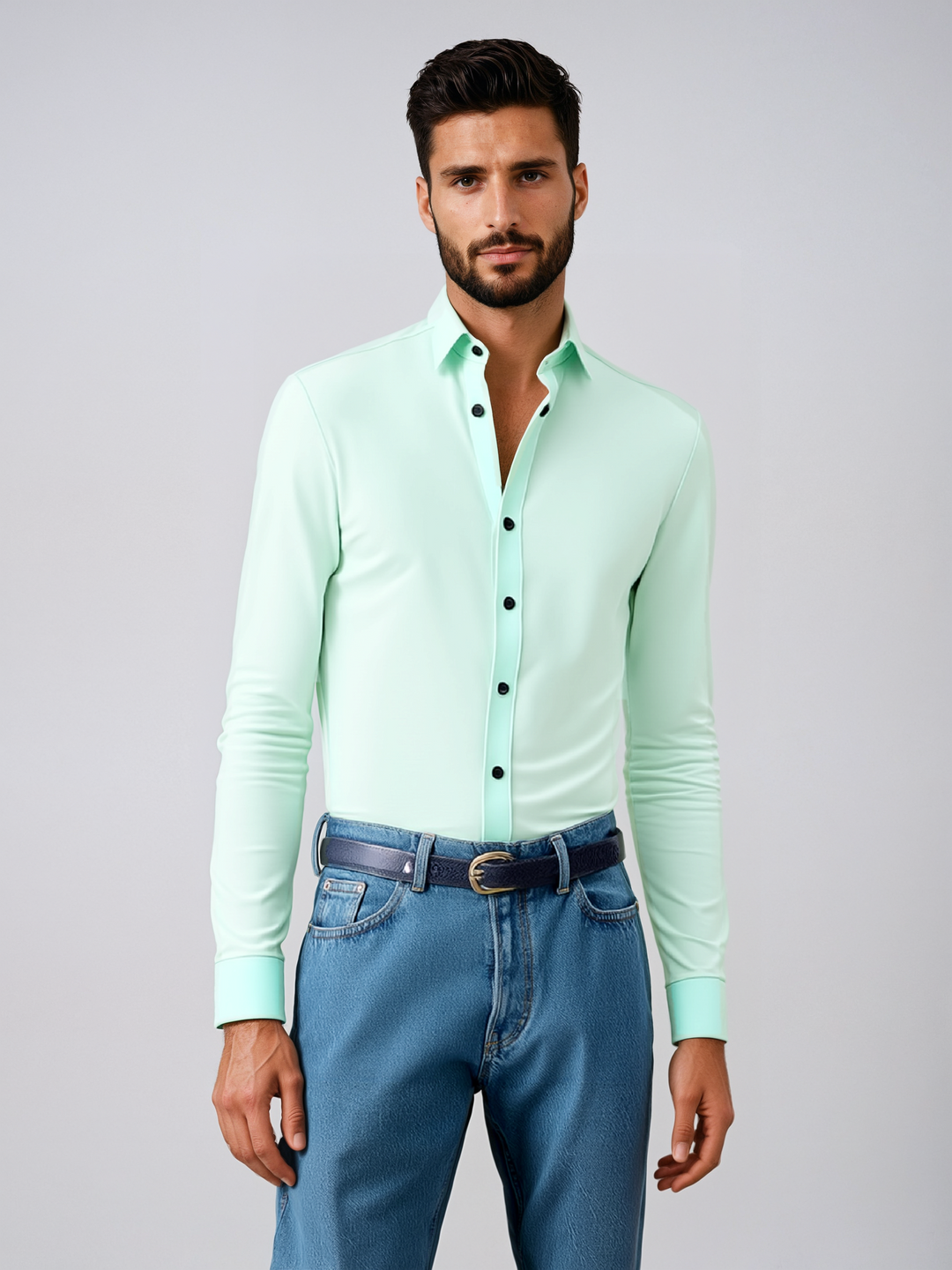 Langarm Hemd Herren | Klassischer Schnitt & Business-Look
