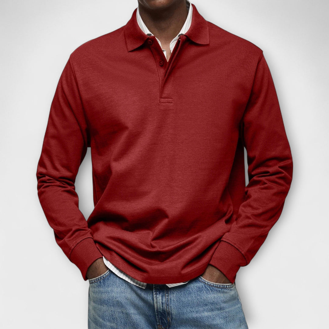 Langarm Polo Herren | Klassischer Kragen & gepflegter Look