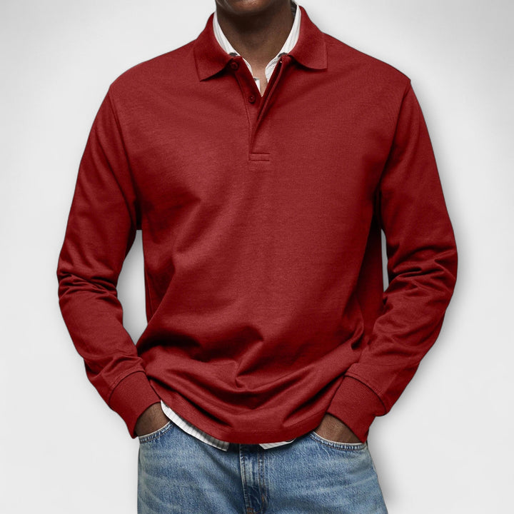 Langarm Polo Herren | Klassischer Kragen & gepflegter Look