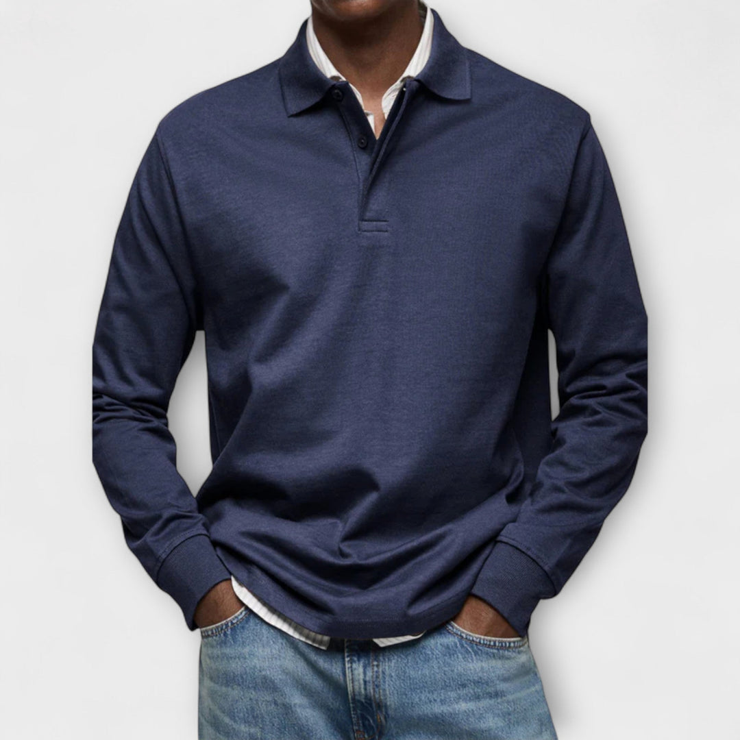 Langarm Polo Herren | Klassischer Kragen & gepflegter Look