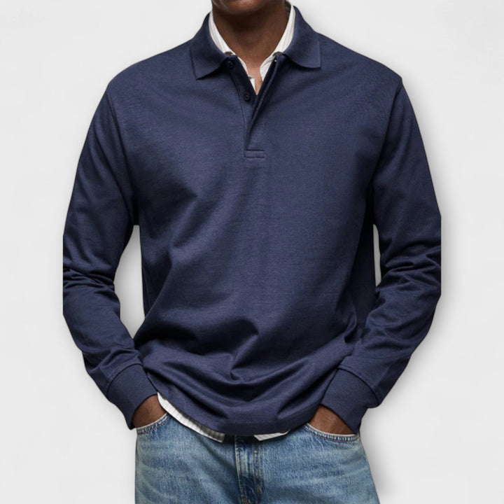 Langarm Polo Herren | Klassischer Kragen & gepflegter Look
