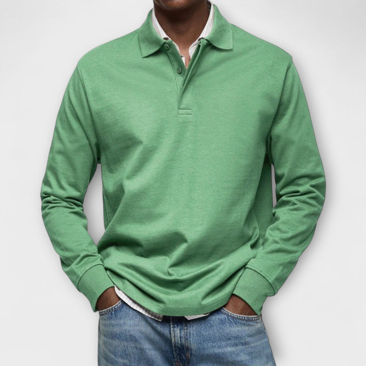 Langarm Polo Herren | Klassischer Kragen & gepflegter Look