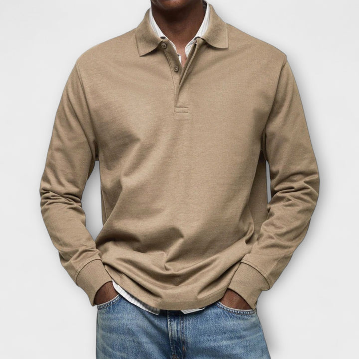 Langarm Polo Herren | Klassischer Kragen & gepflegter Look