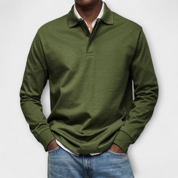 Langarm Polo Herren | Klassischer Kragen & gepflegter Look