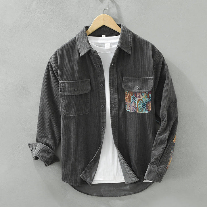 Langarmhemd Herren | Vintage Look & Robuste Verarbeitung