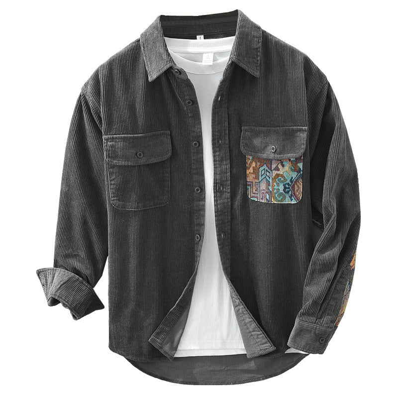 Langarmhemd Herren | Vintage Look & Robuste Verarbeitung