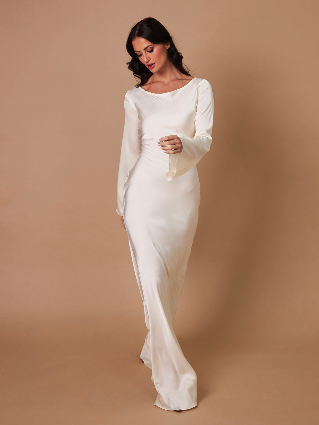 Clara – Elegant Long-sleeved Dress for Women - Image 13