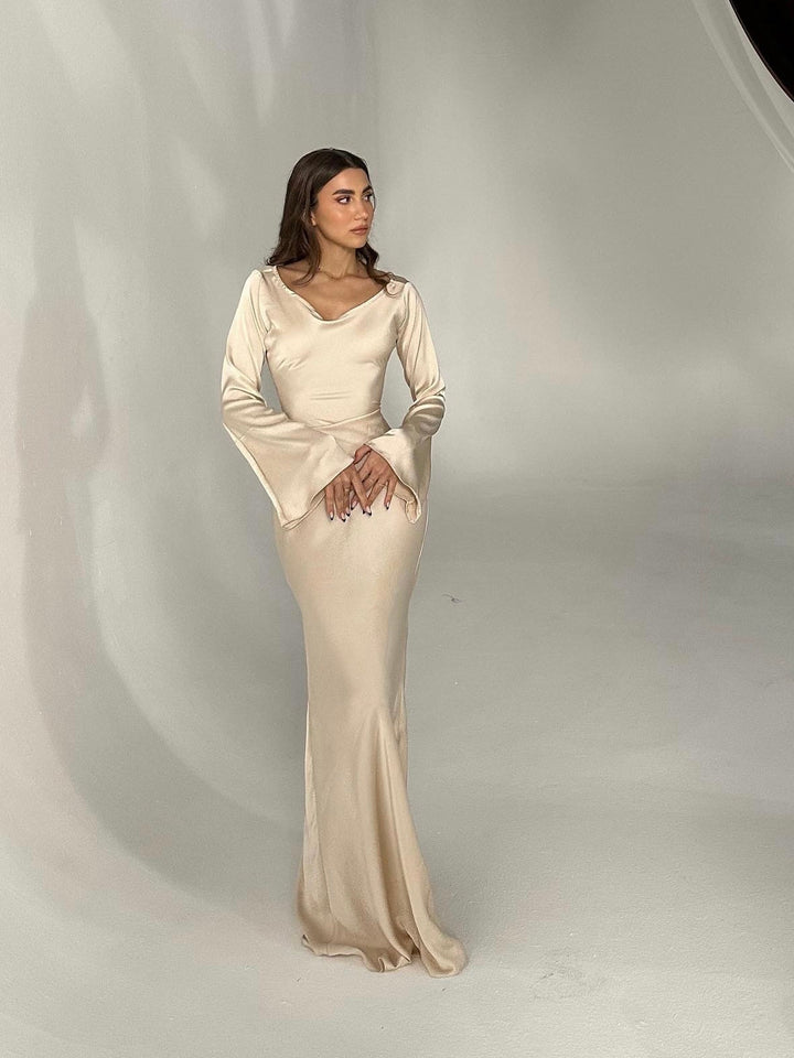 Clara – Elegant Long-sleeved Dress for Women - Image 21