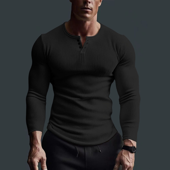 Langarmshirt Herren | Figurbetont & Moderner Look