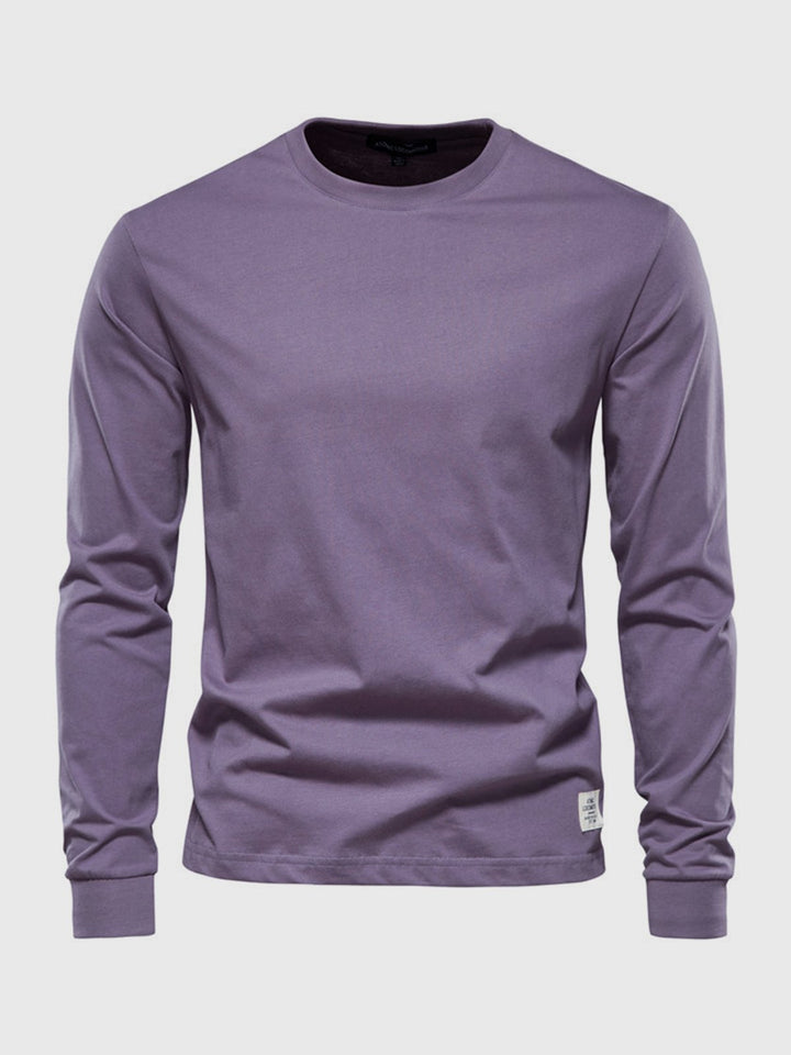 Langarmshirt Herren | Rundhals & cleanes Basic für jeden Tag